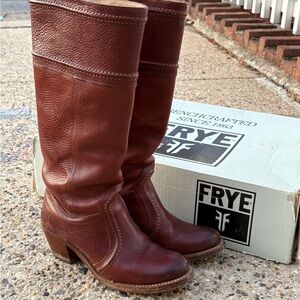 Frye Women's Brown Leather Boots